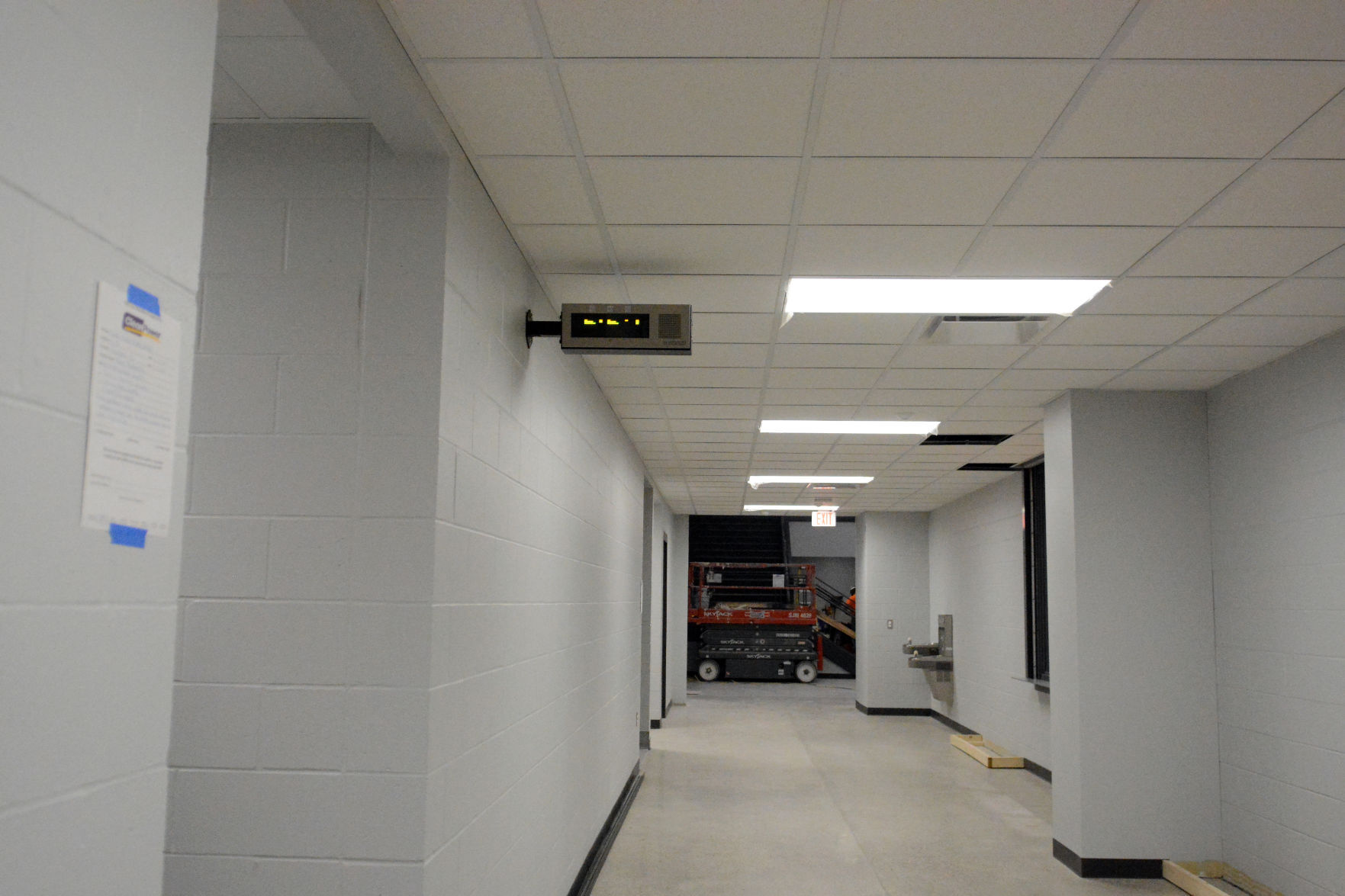 Tour of Jack Young Middle School construction, Dec. 7